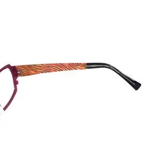 Jean Lafont Elegante 376 Eyeglasses Eye Glasses Frames 51-18-135 JEAN LAFONT Elegante 376 Navy Pink Womens Eyeglasses 51-18  main image 4